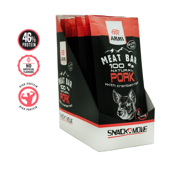 POWER PACK AMMI Pork Meat Bar