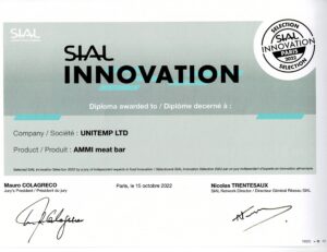 SIAL innovation award AMMI meat bars